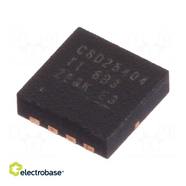 Transistor: P-MOSFET | unipolar | -20V | -60A | 96W | VSON-CLIP8