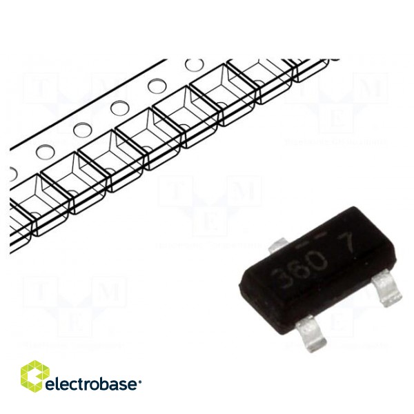 Transistor: P-MOSFET | unipolar | -30V | -2A | 0.5W | SuperSOT-3