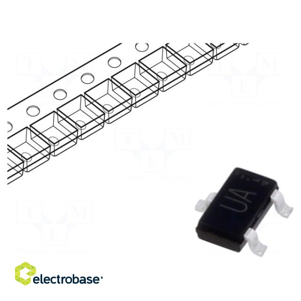 Transistor: P-MOSFET | unipolar | -30V | -3A | Idm: -12A | 1W | SOT346