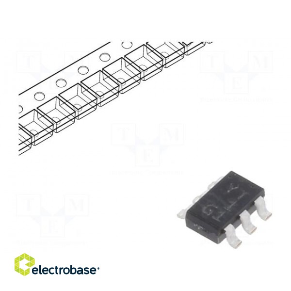 Transistor: P-MOSFET | unipolar | -30V | -5A | Idm: -20A | 1.6W | SOT26