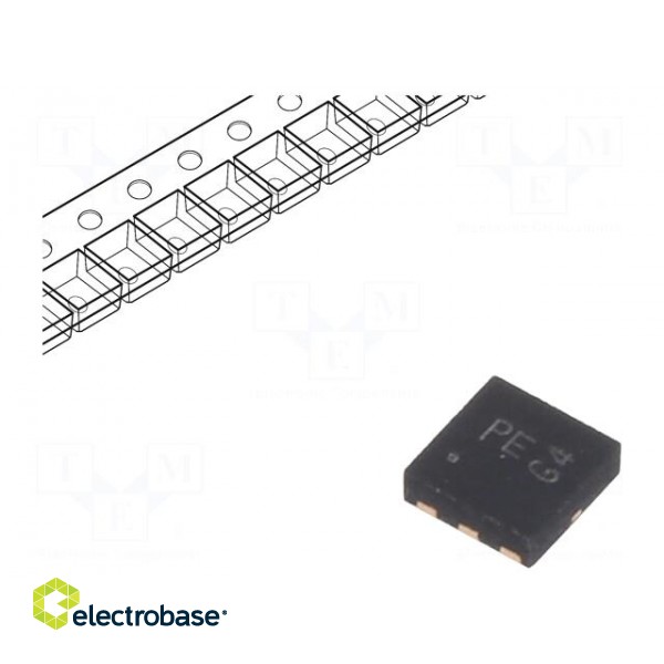 Transistor: P-MOSFET | unipolar | -40V | -4.9A | 0.7W | U-DFN2020-6