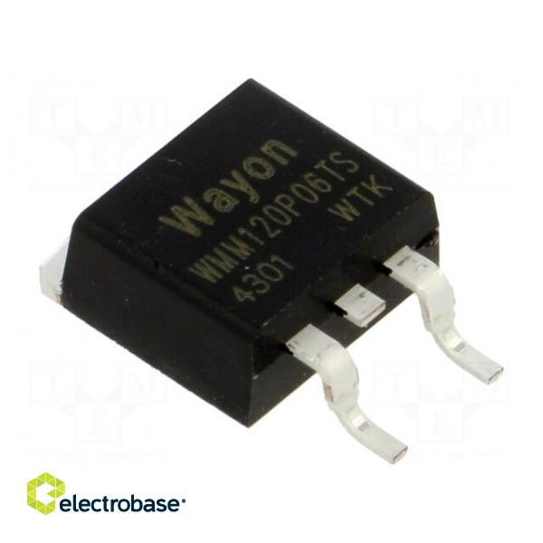 Transistor: P-MOSFET | unipolar | TO263