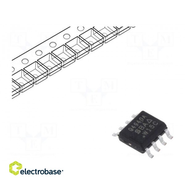 Transistor: N-MOSFET x2 | TrenchFET® | unipolar | 40V | 5.3A | Idm: 32A