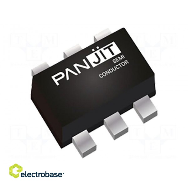 Transistor: N-MOSFET x2 | unipolar | 50V | 350mA | Idm: 1.2A | 223mW