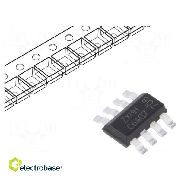 Transistor: N/P-MOSFET x2 | unipolar | complementary | 60/-60V | 1.3W