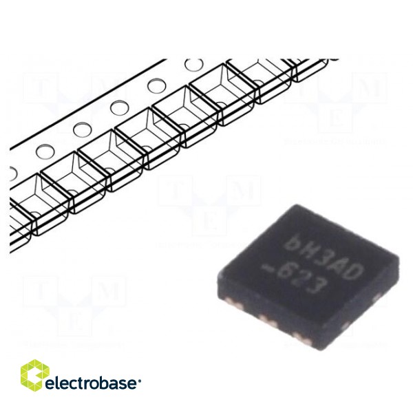 Transistor: P-MOSFET x2 | unipolar | -20V | -3.6A | 1.4W | MicroFET image 1