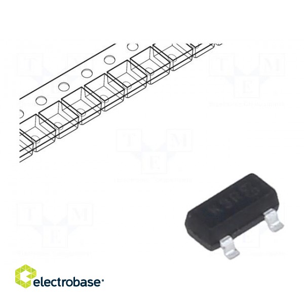 Transistor: PNP | bipolar | 300V | 0.5A | 300mW | SOT23