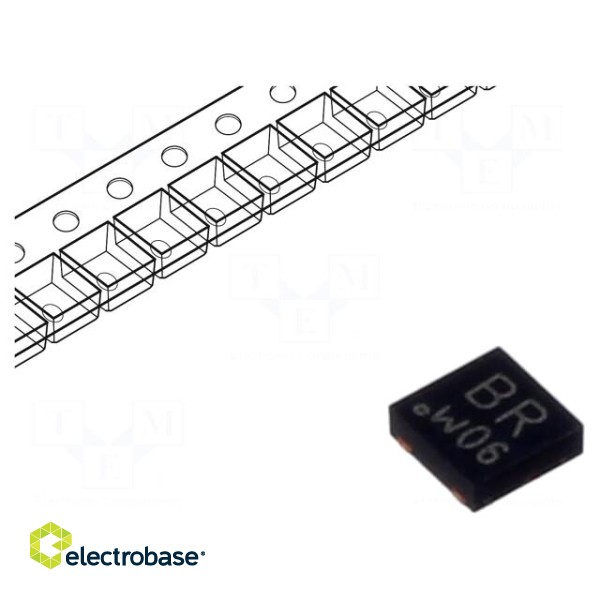 Transistor: PNP | bipolar | 45V | 1A | 1.65W | DFN2020-3,SOT1061