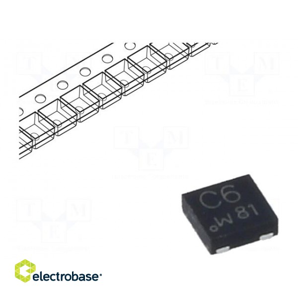 Transistor: PNP | bipolar | 45V | 1A | 1.65W | DFN2020D-3