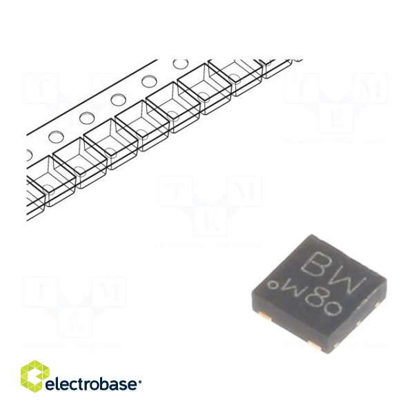 Transistor: PNP | bipolar | 80V | 1A | DFN2020-3,SOT1061