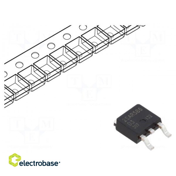 Transistor: PNP | bipolar | 80V | 5A | 10W | DPAK,TO252