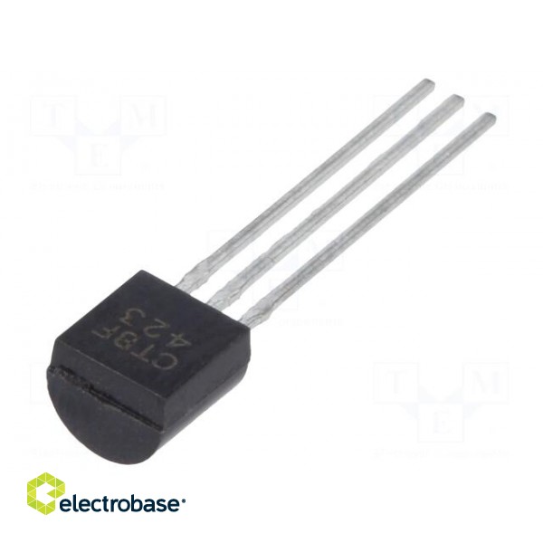 Transistor: PNP | bipolar | 250V | 0.5A | 0.8W | TO92