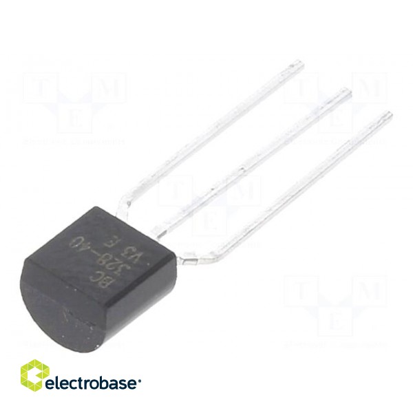 Transistor: PNP | bipolar | 25V | 0.8A | 625mW | TO92 фото 1