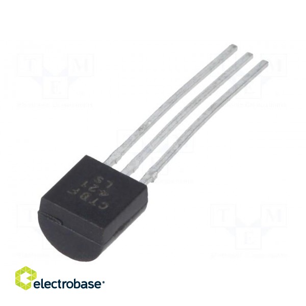 Transistor: PNP | bipolar | 300V | 0.5A | 0.8W | TO92