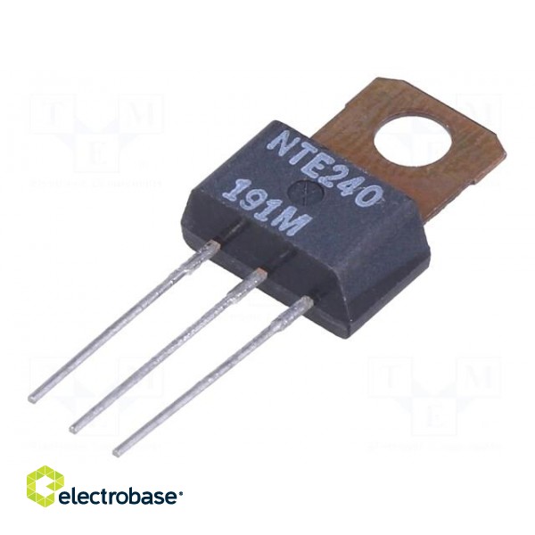 Transistor: PNP | bipolar | 300V | 0.5A | 10W | TO202N