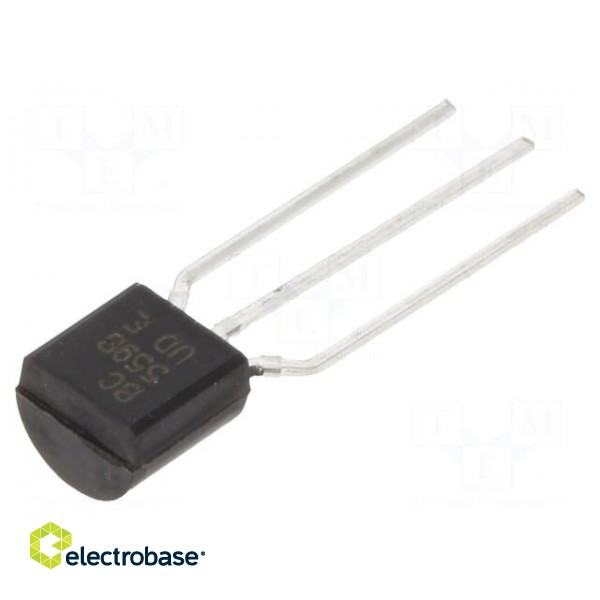 Transistor: PNP | bipolar | 30V | 0.1A | 500mW | TO92 image 1