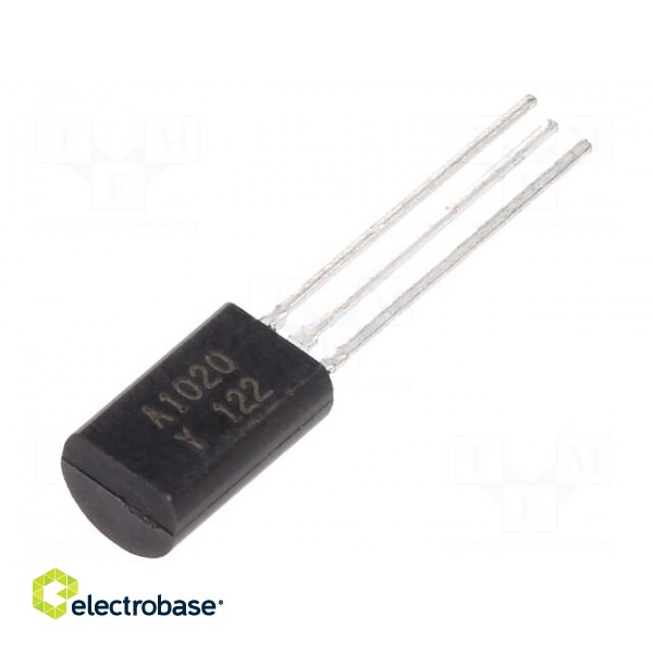 Transistor: PNP | bipolar | 50V | 2A | 0.9W | TO92L