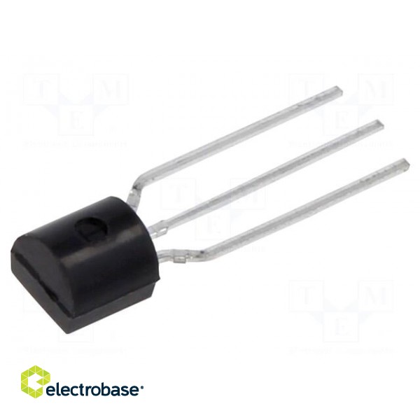 Transistor: PNP | bipolar | 60V | 0.6A | 625mW | TO92 image 1