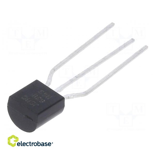 Transistor: PNP | bipolar | 60V | 1A | 0.8W | TO92