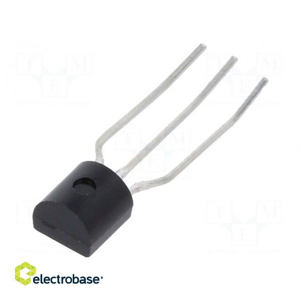 Transistor: PNP | bipolar | 65V | 0.1A | 500mW | TO92