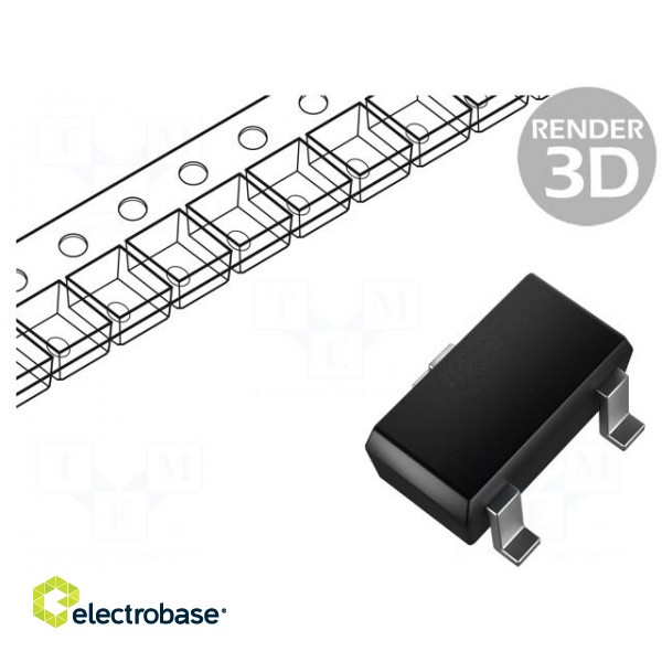 Transistor: P-MOSFET | unipolar | SOT23