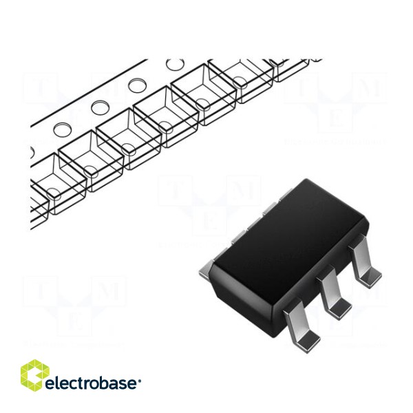 Transistor: NPN x2 | bipolar | BRT | 50V | 0.1A | 150mW | SC88A,SOT353