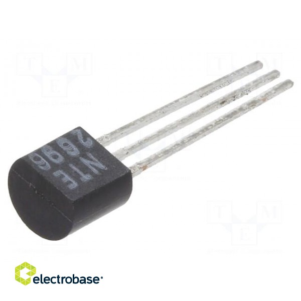 Transistor: NPN | bipolar | 120V | 0.1A | 0.3W | TO92