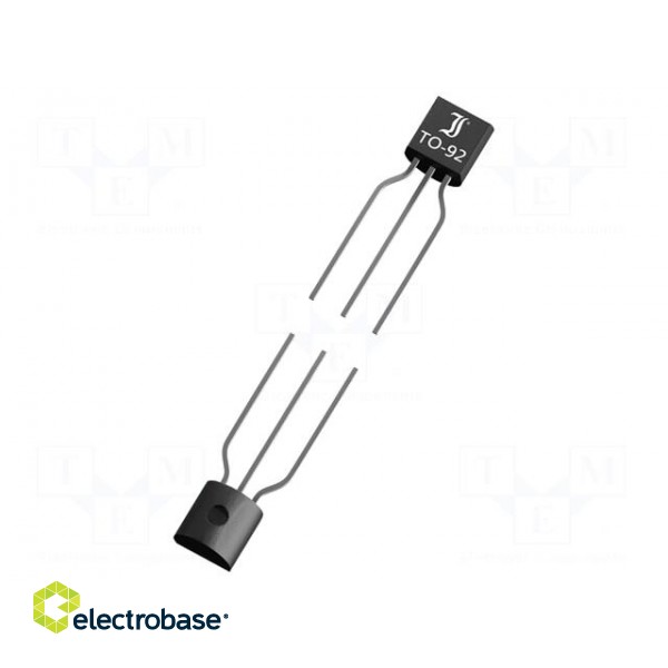 Transistor: PNP | bipolar | 40V | 0.2A | 625mW | TO92