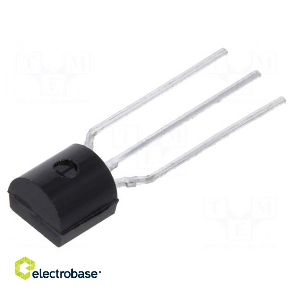 Transistor: NPN | bipolar | 300V | 0.5A | 625mW | TO92 image 1