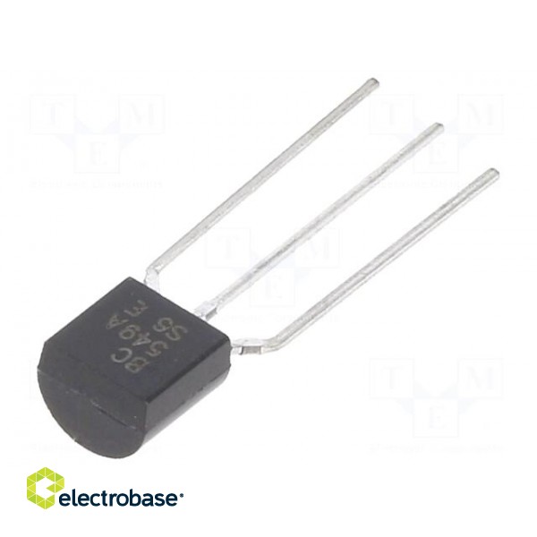 Transistor: NPN | bipolar | 30V | 0.1A | 500mW | TO92 image 1