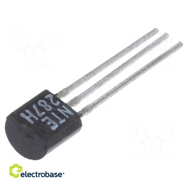Transistor: NPN | bipolar | 350V | 0.5A | 0.625W | TO92