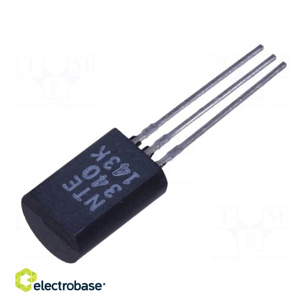 Transistor: NPN | bipolar | 35V | 0.5A | 0.6W | TO92