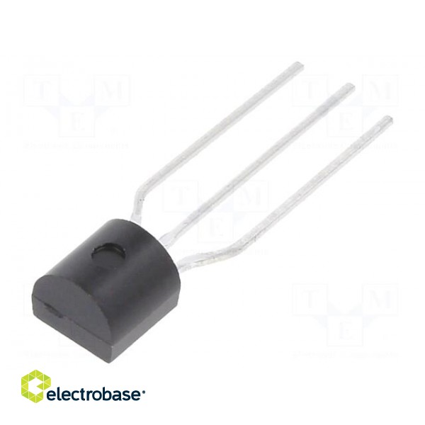 Transistor: NPN | bipolar | 45V | 0.8A | 0.625W | TO92