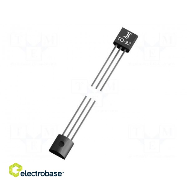 Transistor: PNP | bipolar | 80V | 0.1A | 625mW | TO92