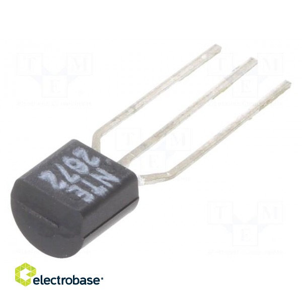 Transistor: NPN | bipolar | 50V | 0.2A | 0.6W | TO92