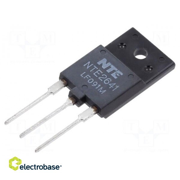 Transistor: NPN | bipolar | 750V | 17A | 75W | TO3PF