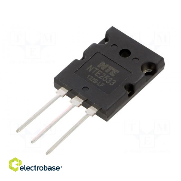 Transistor: NPN | bipolar | 800V | 25A | 250W | TO3-PBL