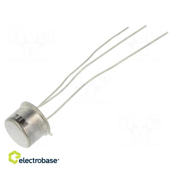 Transistor: NPN | bipolar | germanium | 25V | 300mA | 150mW | TO5