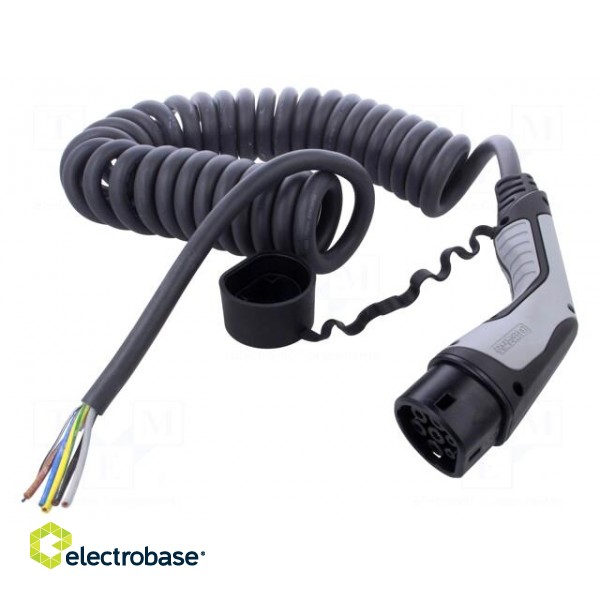 Cable: eMobility | 1x0.5mm2,5x6mm2 | 480V | 26.6kW | IP44 | 4m | 32A image 1