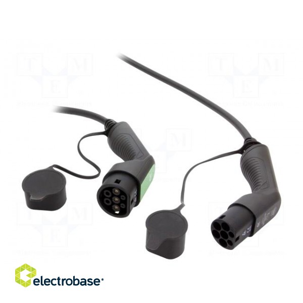 Cable: eMobility | 230V | 7.2kW | IP55 | Type 2,both sides | 5m | 32A image 2