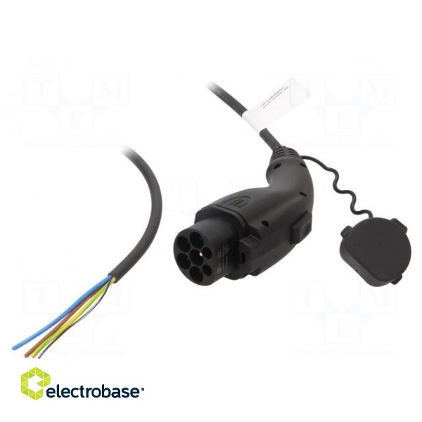 Cable: eMobility | 1x0.5mm2,3x2.5mm2 | 250V | 4kW | IP44 | GB/T,wires