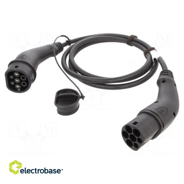 Cable: eMobility | 1x0.5mm2,3x6mm2 | 250V | 7.4kW | IP44 | 2.5m | 32A