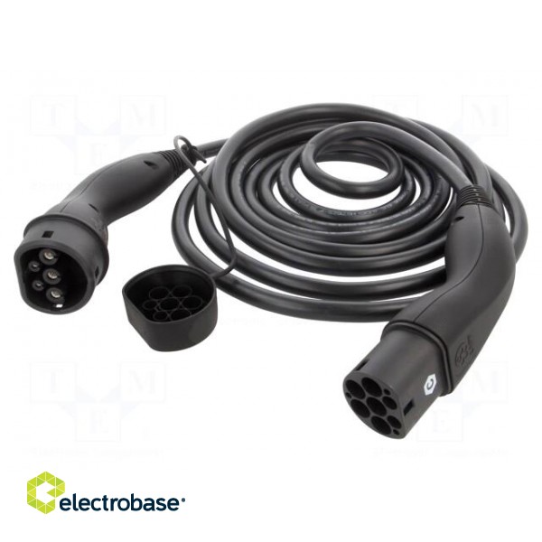 Cable: eMobility | HELIX® | 1x0.5mm2,3x6mm2 | 250V | 7.4kW | IP55 | 5m