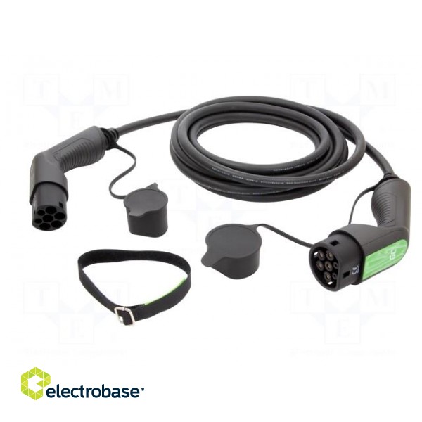 Cable: eMobility | 480V | 11kW | IP55 | Type 2,both sides | 7m | 16A paveikslėlis 1