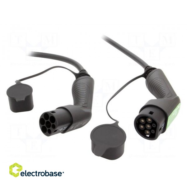 Cable: eMobility | 480V | 11kW | IP55 | Type 2,both sides | 7m | 16A фото 2