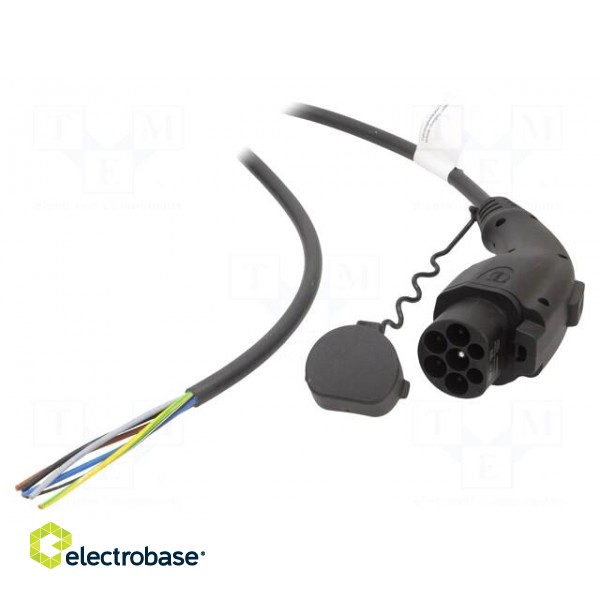 Cable: eMobility | 1x0.5mm2,5x2.5mm2 | 480V | 12.2kW | IP44 | 5m | 16A