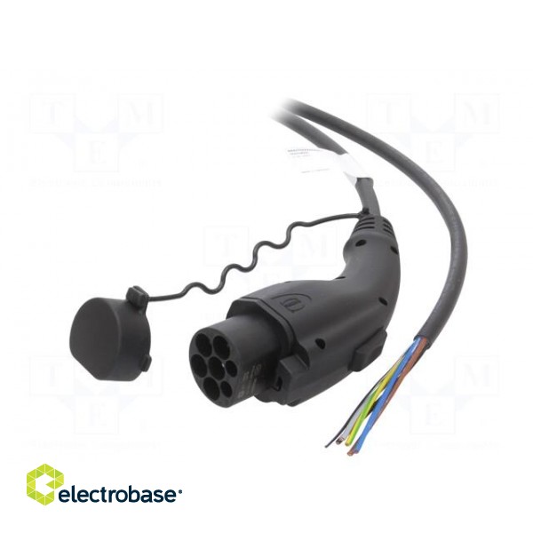 Cable: eMobility | 1x0.5mm2,5x2.5mm2 | 480V | 12.2kW | IP44 | 7.5m | 16A