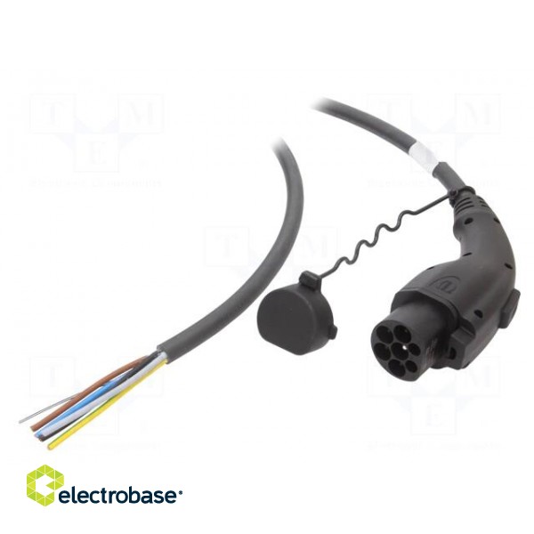 Cable: eMobility | 1x0.5mm2,5x6mm2 | 480V | 24.4kW | IP44 | GB/T,wires