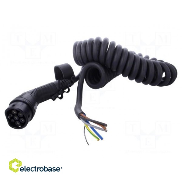 Cable: eMobility | 1x0.5mm2,5x6mm2 | 480V | 26.6kW | IP44 | 4m | 32A paveikslėlis 1