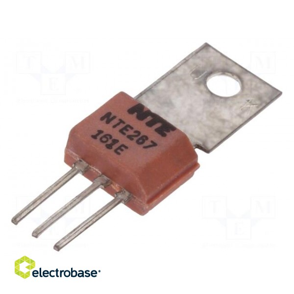 Transistor: NPN | bipolar | Darlington | 30V | 0.5A | 6.25W | TO202N
